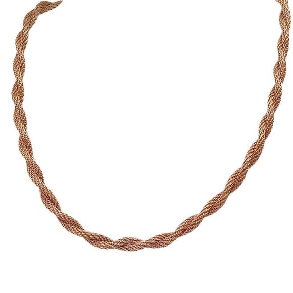 Vintage Sarah Coventry 14” twisted tube chain choker. - Picture 2 of 7